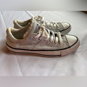 Converse Gray Canvas Sneakers 7